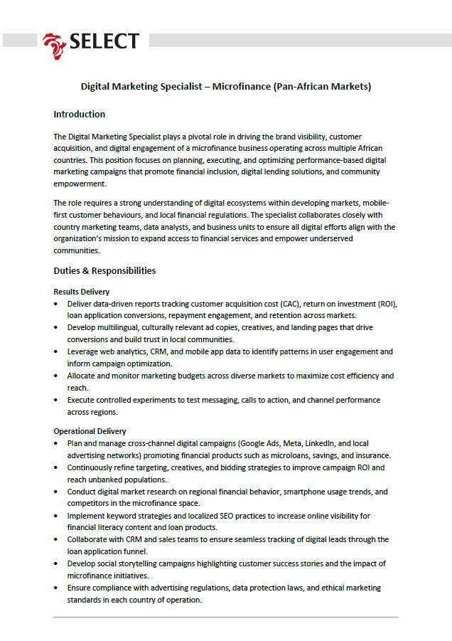 Select-Africa-Graphic-Designer-Website